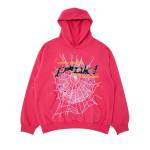 pink sp5der hoodie